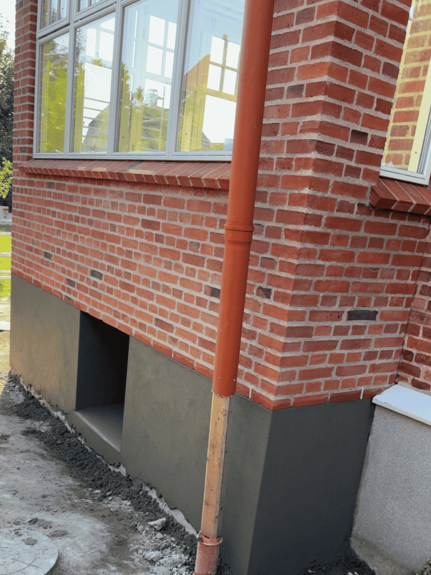 Skalmuring i gang – lag for lag murerarbejde